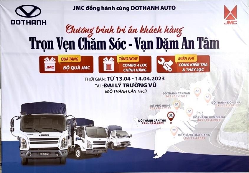 CHƯƠNG TRÌNH TRI ÂN KHÁCH HÀNG MUA XE DOTHANH THANG 4.2023